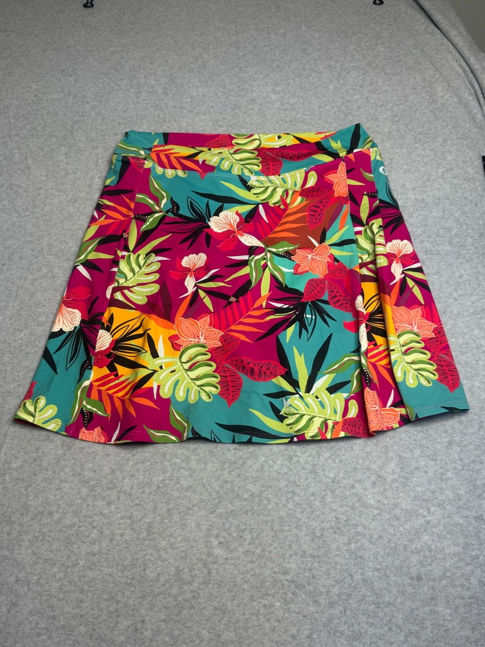 Tropical Floral A-Line Dona Jo Golf Tennis Pickleball Glide Jojo Skort XL